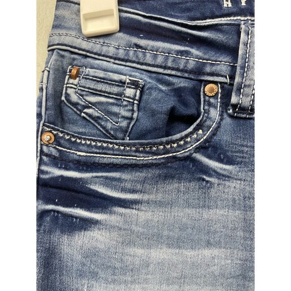 SOLD Hydraulic women’s low rise bailey jeans sz 4 slim boot cut y2k tall - Picture 4 of 7